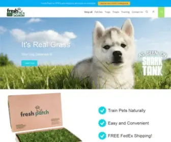 Freshpatch.com(Real Grass Dog Potty) Screenshot