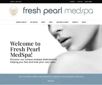 Freshpearlmedspa.com(Discover our unique medspa) Screenshot