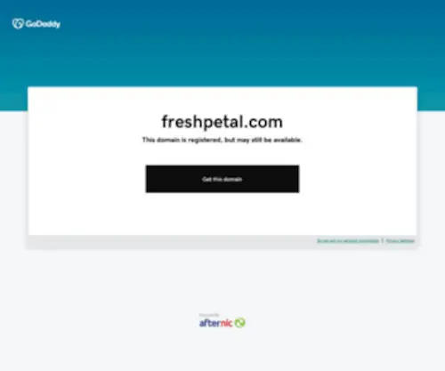 Freshpetal.com(Forsale Lander) Screenshot