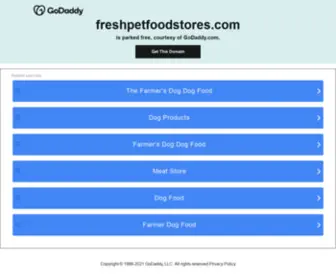 Freshpetfoodstores.com(Freshpet) Screenshot