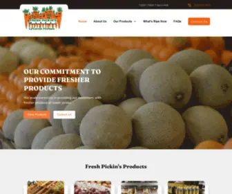 Freshpickinsmarket.com(Fresh Pickin's Market) Screenshot