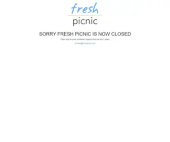 Freshpicnic.com(FreshPicnic) Screenshot