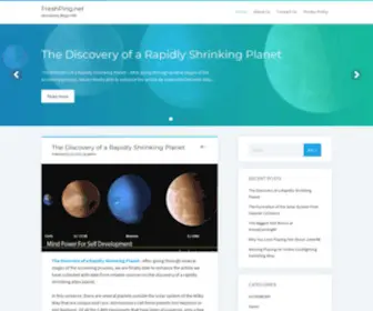 Freshping.net(Astronomy Blogs Info) Screenshot