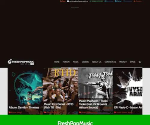 Freshpopmusic.com(Freshpopmusic) Screenshot