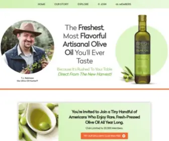 Freshpressedoliveoil.com(Joomla) Screenshot