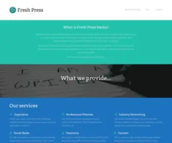 Freshpressmedia.co.uk(Fresh Press Media) Screenshot