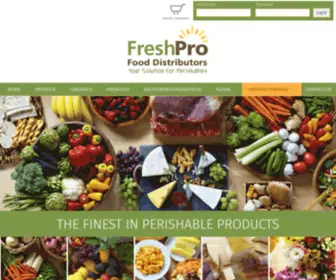 Freshprofood.com(Fresh Pro Food Distributors) Screenshot