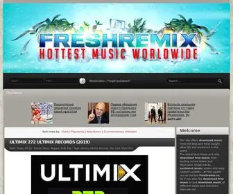 Freshremix.ru(Download best music for free) Screenshot