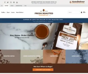 Freshroastedcoffee.com(Fresh Roasted Coffee LLC) Screenshot