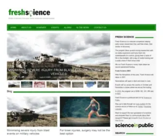 Freshscience.org.au Screenshot