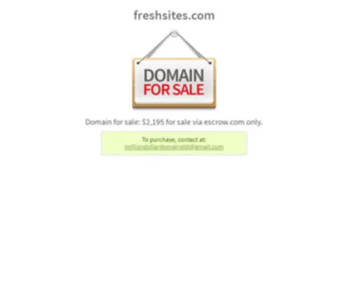 Freshsites.com(Website Design) Screenshot