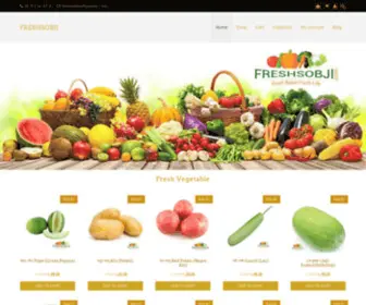 Freshsobji.com(Fresh Vegetable) Screenshot