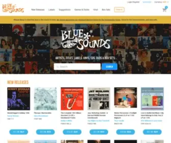 Freshsoundrecords.com(Blue sounds) Screenshot