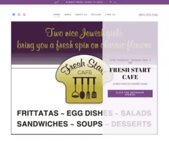 Freshstartcafesrq.com(HR Fresh Start Cafe LLC) Screenshot