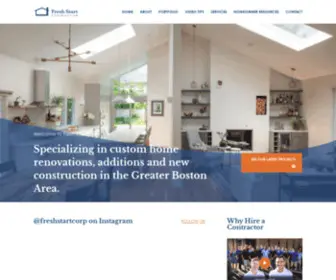 Freshstartcontracting.net(Fresh Start Contracting) Screenshot