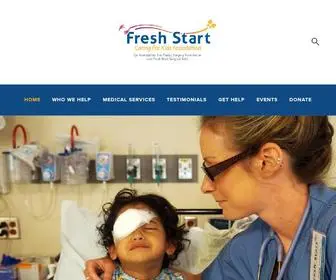 Freshstartkids.org(Fresh Start Caring For Kids Foundation) Screenshot