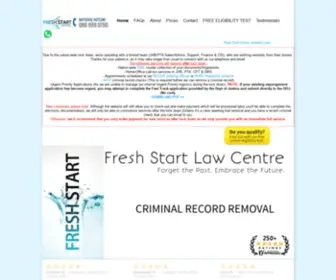 Freshstartlawcentre.co.za(South African Criminal Record Removal) Screenshot