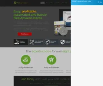 Freshstorebuilder.com(Amazon Affiliate Stores) Screenshot