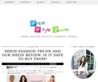 Freshstyle1.com(Shein Fashion Try) Screenshot
