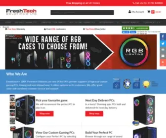 Freshtechsolutions.co.uk(Custom Gaming PC Configurator Build your own PC Computer) Screenshot