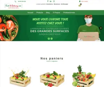 Freshtodelivery.com(Livraison de fruits et l) Screenshot