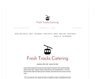 Freshtrackscatering.com(Fresh Tracks Catering) Screenshot