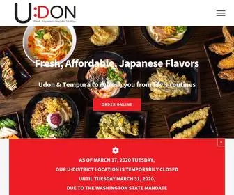 Freshudon.com(Fresh Japanese Udon Noodles in Seattle) Screenshot