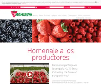 Freshuelva.es(Asociación Onubense de Productores y Exportadores de Fresas) Screenshot