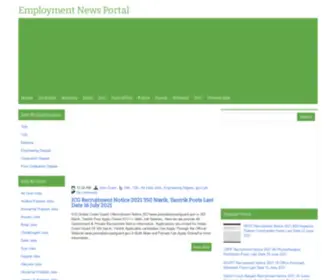 Freshupdateshub.com(Employment News Portal) Screenshot