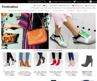 Freshvideos.fr(2018 Marque De Chaussure Et Sac Femme Tendance Pas Cher) Screenshot