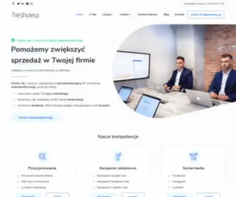 Freshview.pl(Agencja marketingowa Kraków) Screenshot