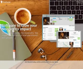 Freshvine.co(Nonprofit Membership Software) Screenshot