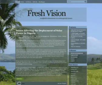 Freshvision.com.ng(Fresh Vision) Screenshot