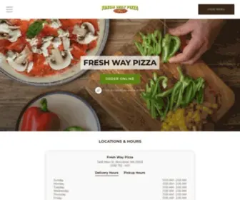 Freshwaypizzaofworcester.com(Fresh Way Pizza) Screenshot