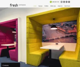 Freshworkspace.com(Office Design) Screenshot