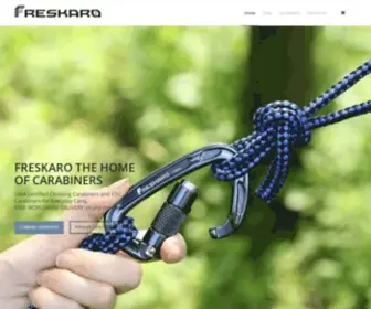 Freskaro.co(Carabiner Clip 12kN & 25kN Proven and Certified) Screenshot