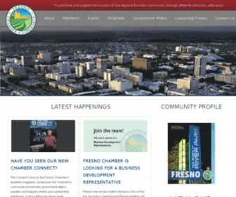 Fresnochamber.com(The Fresno Chamber of Commerce) Screenshot