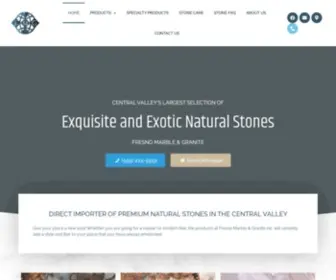 Fresnomarble.com(Direct Importer of Natural Stone) Screenshot