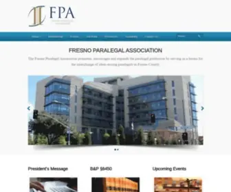 Fresnoparalegal.org(Fresno Paralegal Association) Screenshot