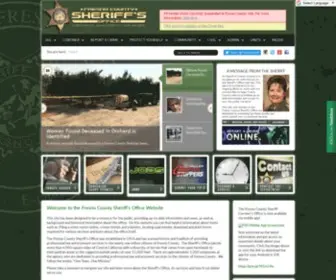 Fresnosheriff.org(The Fresno County Sheriff) Screenshot