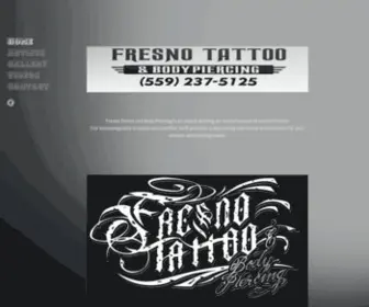 Fresnotattooandbodypiercing.com(Fresno Tattoo and Body Piercing) Screenshot