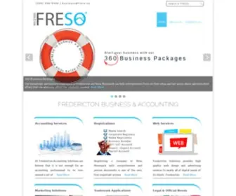 Fresobusiness.ca(Business & Accounting Services) Screenshot