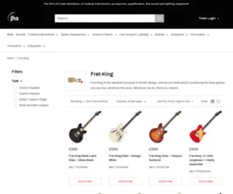 Fret-King.com(Fret King) Screenshot