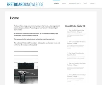 Fretboardknowledge.com(Fretboard Knowledge) Screenshot