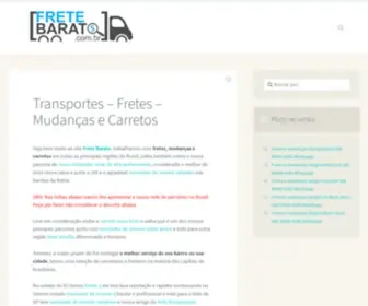 Fretebarato.com.br(Frete) Screenshot