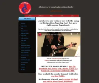 Fretlessfingerguides.com(Guides®) Screenshot