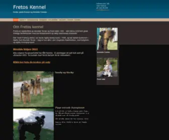 Fretos.com(Fretos Kennel Saltnes) Screenshot