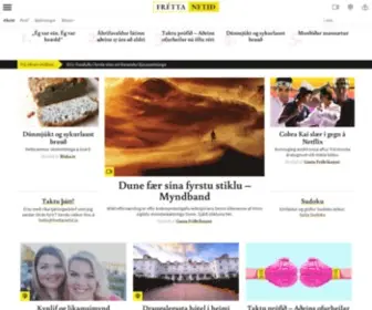 Frettanetid.is(Fréttanetið) Screenshot