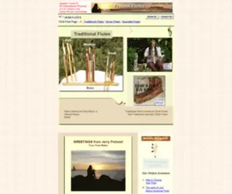 Fretwellflutes.com(Flute Maker) Screenshot