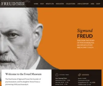 Freud.org.uk(Freud Museum London) Screenshot